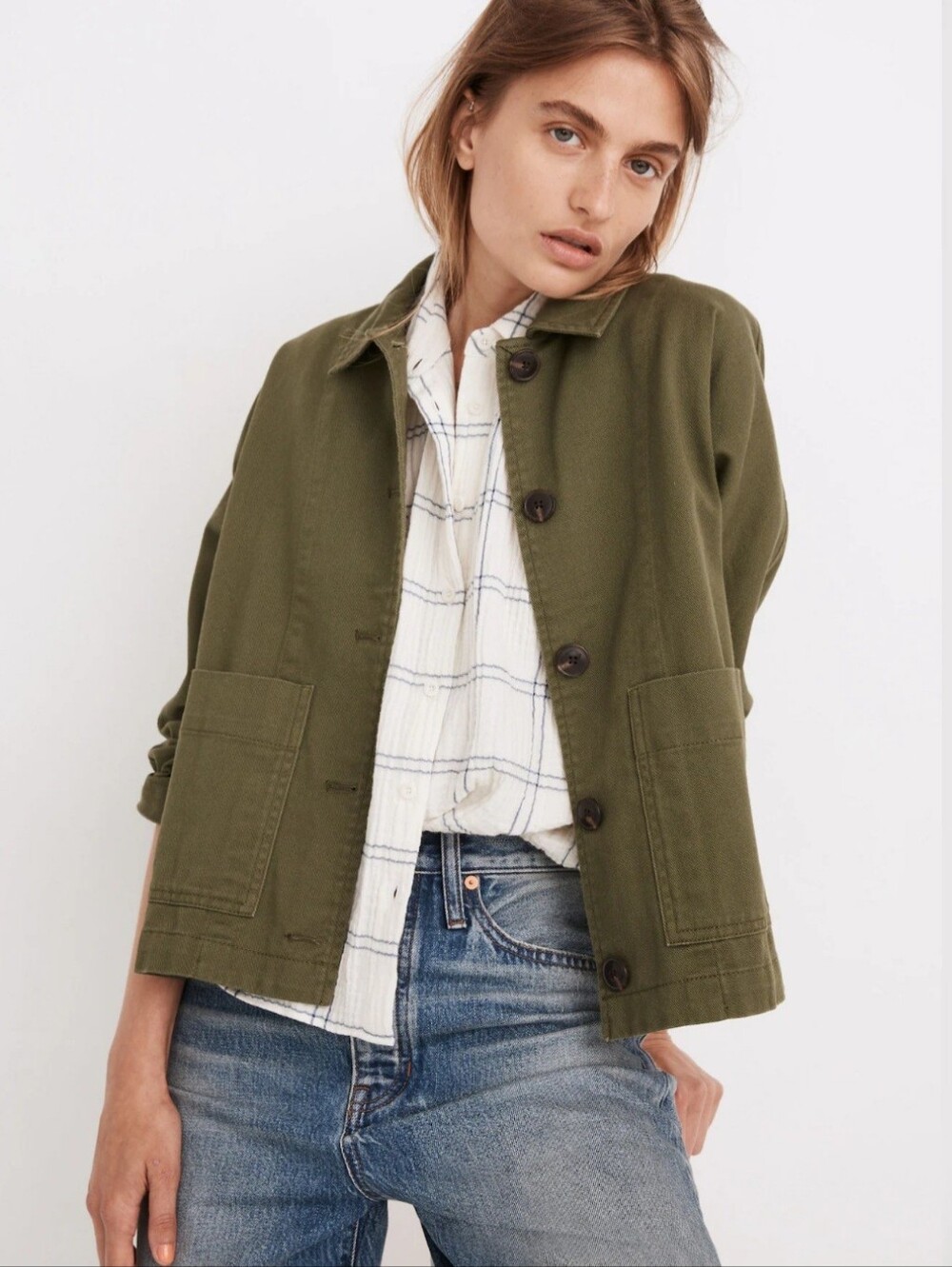 Madewell Drapey Pomeray Chore Jacket Size XXS